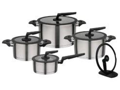 GSW Kochtopf-Set »Apart«, 9-teilig, Aus Edelstahl, Mit Thermo-Kapselboden