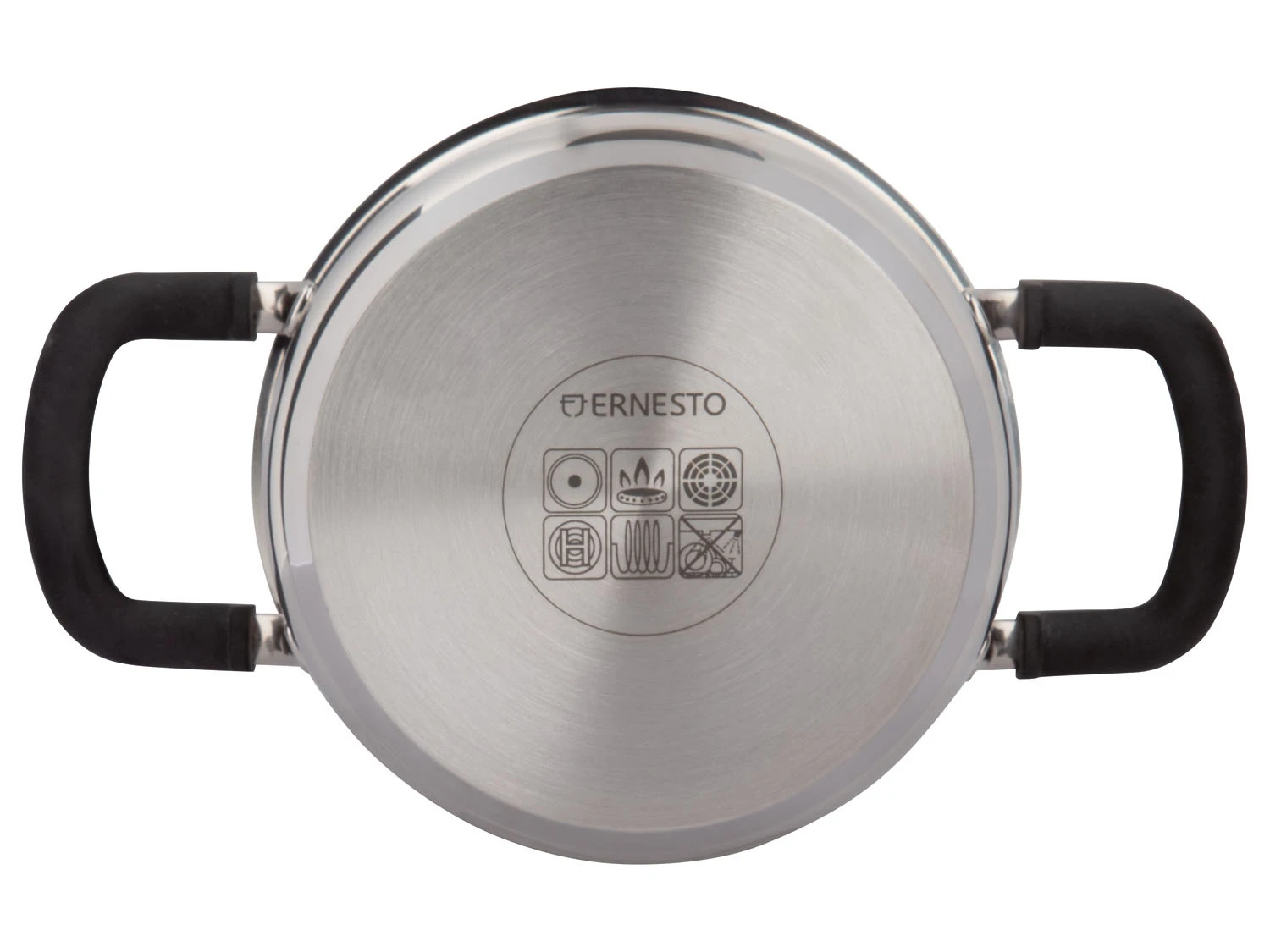 ERNESTO® Topfset, Stapelbar, 3-teilig, Mit Literskala 6 ERNESTO® Topfset, Stapelbar, 3-teilig, Mit Literskala – Bild 6