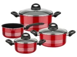 GSW Kochtopf-Set »Milano Color«, 7-teilig, Gehärtete Leichtmetall-Legierung, Aus Aluminium -Kuchenwelt Verkauf 3d5814c1359c64c148fa9e4f7b4f5a19