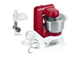 BOSCH Küchenmaschine, »MUM4«, 500 W, Rot, Inkl. Fleischwolf