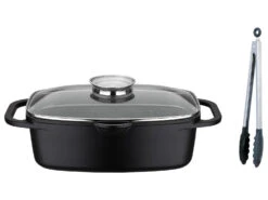 GSW Universalbräter Gourmet Granit 33 X 21 Cm Inkl. Servierzange 30 Cm