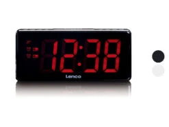 Lenco CR-30 Uhrenradio Mit Großem 3""-Display