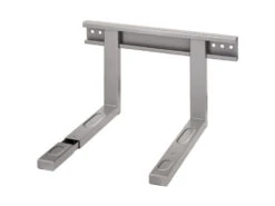 Xavax Mikrowellenhalterung, Silber, 30 Kg Belastbarkeit, Bis 43 Cm Breite