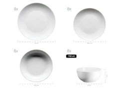 MÄSER Serie Barca, Umfangreiches Geschirr Set -Kuchenwelt Verkauf 78fdfe374f7b2b7082f4b4edf13d3c09