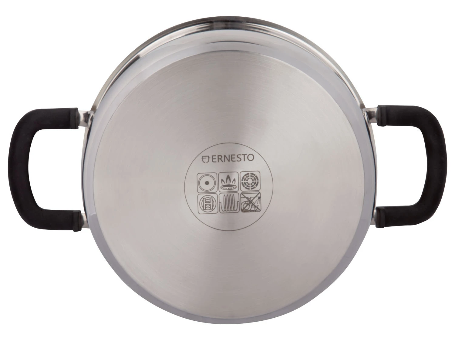 ERNESTO® Topfset, Stapelbar, 3-teilig, Mit Literskala 7 ERNESTO® Topfset, Stapelbar, 3-teilig, Mit Literskala – Bild 7