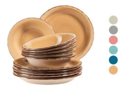 MÄSER Tafelservice Lumaca, 12-tlg. Keramik Geschirr-Set Für 6 Personen