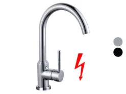 Schütte Küchenarmatur »CORNWALL«, Niederdruck Armatur Küche, 360° Wasserhahn Küche