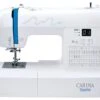 Carina Computer Nähmaschine »Saphira«, 100 Nähprogramme, 7 Knopflöcher, Mit Anschiebetisch