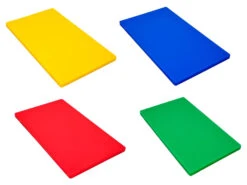 ERNESTO® Schneidebrett, 4 Fach Sort.