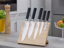 ECHTWERK Damaszener Messer Set 5tlg. Mit Magnet Messerblock -Kuchenwelt Verkauf ed472a41eb19ef996b9c5d359d5478be