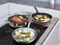 ERNESTO® Pfanne Edelstahl, Ø 24 Cm -Kuchenwelt Verkauf ef94c3d4ce9904d9271dce301bf09fce