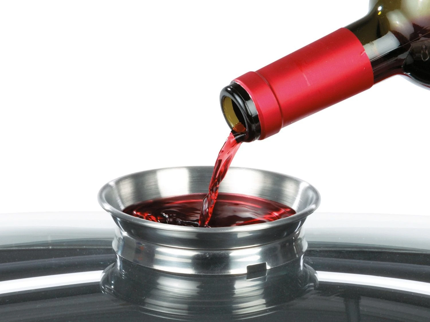 GSW Wok-Set, 5-teilig, Edelstahlgriffe, Aroma-Glasdeckel, Aus Gusseisen, Mit Ablagegitter 2 GSW Wok-Set, 5-teilig, Edelstahlgriffe, Aroma-Glasdeckel, Aus Gusseisen, Mit Ablagegitter – Bild 2