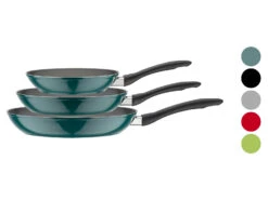 GSW Pfannen-Set »Nova«, 3-teilig, Bis 28 Cm Durchmesser, Antihaft-Versiegelung