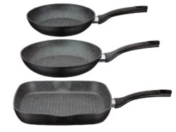 GSW Pfannen-Set Gourmet Granit 3-teilig