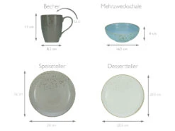 Creatable NATURE COLLECTION Skandinavien, Geschirrset Kombiservice 16 Teilig -Kuchenwelt Verkauf gcp034231e5fc7249fba35f91b15fc53902