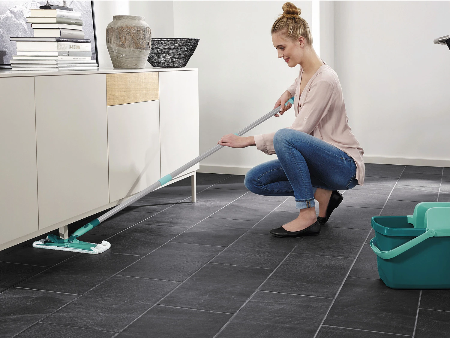 LEIFHEIT Bodenwischer »Combi M«, Static Bezug 2 LEIFHEIT Bodenwischer »Combi M«, Static Bezug – Bild 2