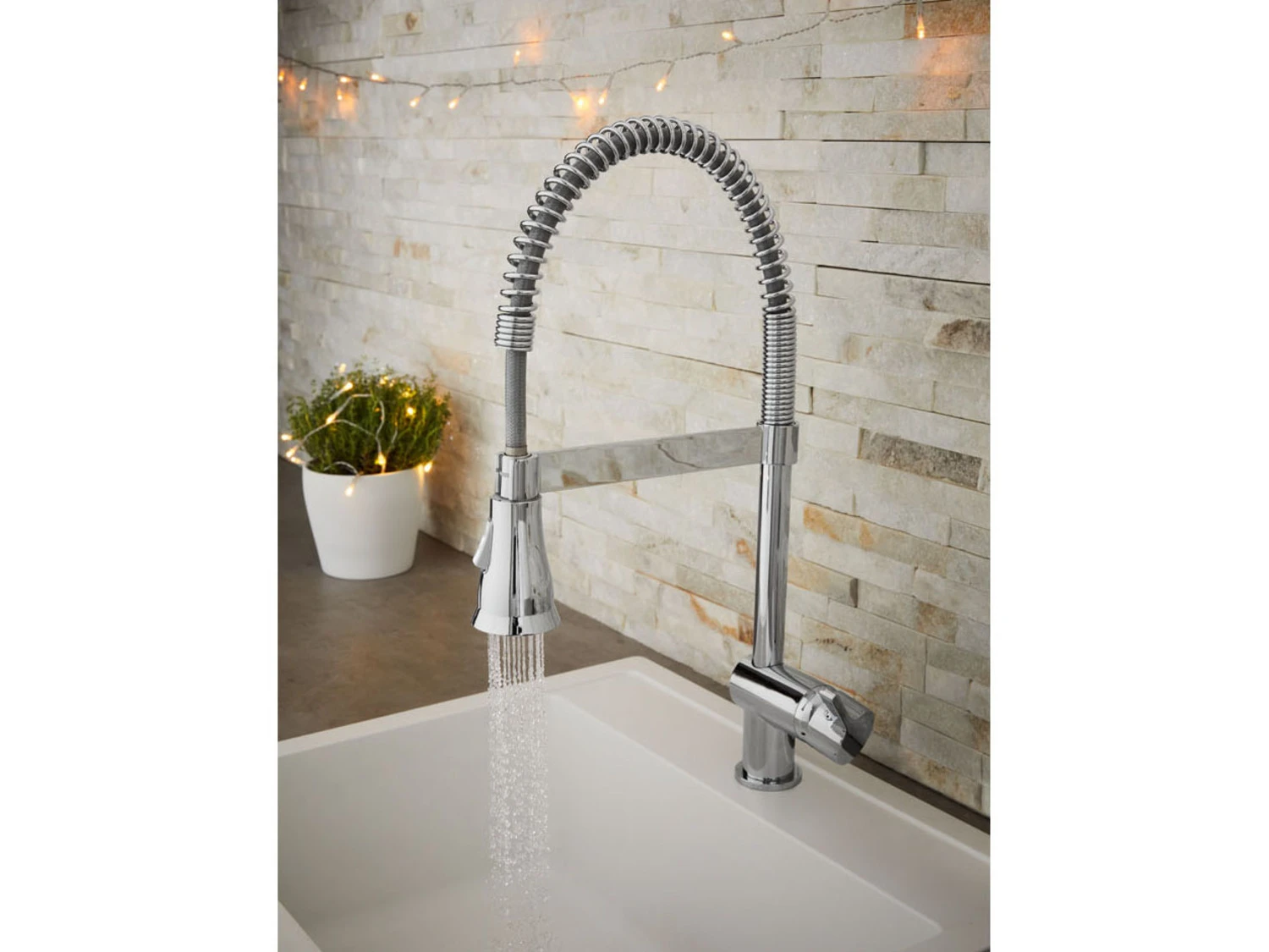 LIVARNO Home Spültischarmatur, Mit Spiralfeder / Gummischlauch 6 LIVARNO Home Spültischarmatur, Mit Spiralfeder / Gummischlauch – Bild 6