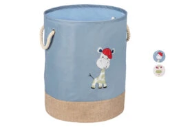 Wenko Wäschesammler »Kids«, Mit Giraffen-Motiv, Zwei Henkel