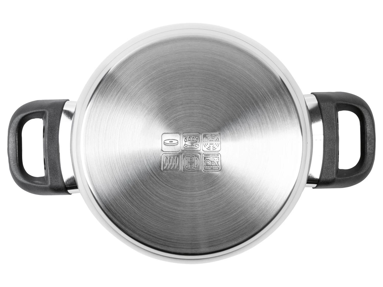 ERNESTO® Edelstahl-Topf-Set, 3-teilig, Mit Glasdeckel 6 ERNESTO® Edelstahl-Topf-Set, 3-teilig, Mit Glasdeckel – Bild 6