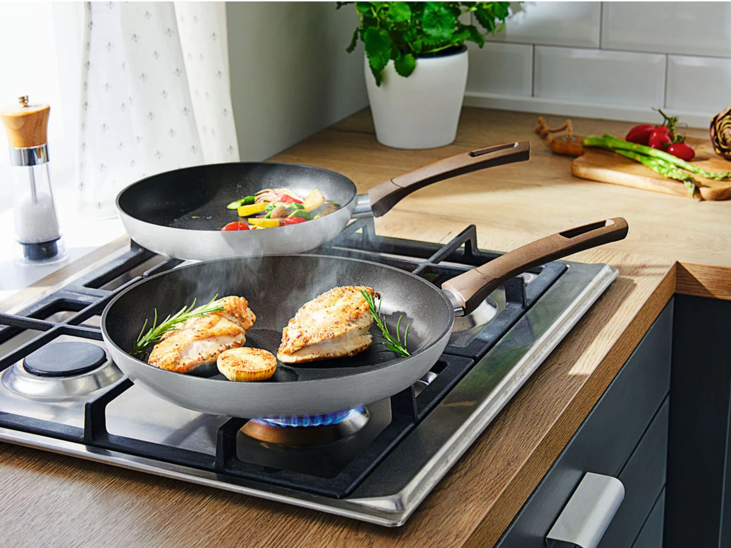 ERNESTO® Pfanne 28 Cm, Recyceltes Aluminium 2 ERNESTO® Pfanne 28 Cm, Recyceltes Aluminium – Bild 2