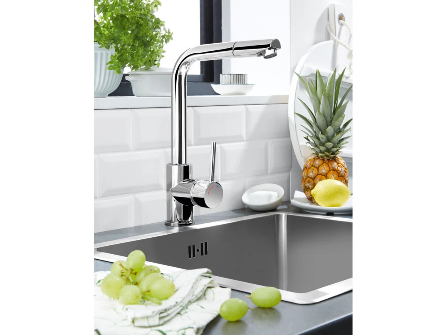 LIVARNO Home Design Küchenarmatur, Mit Brauseschlauch 9 LIVARNO Home Design Küchenarmatur, Mit Brauseschlauch – Bild 9