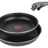 Tefal Pfannenset »Ingenio Essential«, 3-teilig, Abnehmbarer Griff