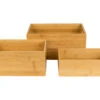LIVARNO Home Aufbewahrungsboxen 3er Set Bambus