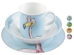 Ritzenhoff & Breker Kindergeschirr-Set, 3-teilig, Aus Porzellan
