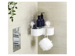 Joseph Joseph Duo Duschbehälter Eckenhalterung - Weiß -Kuchenwelt Verkauf gcp1cd06370b71f4fc0a984548f49879811