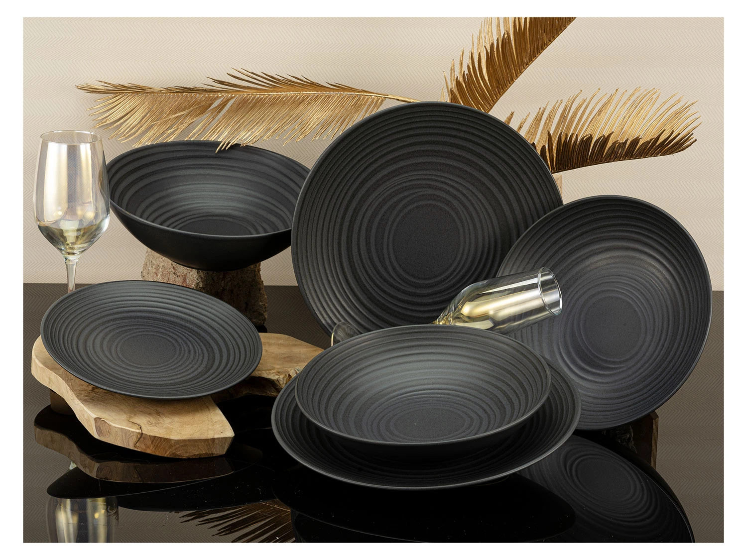 Creatable LAVA STONE ( ELEMENTS Collection ), Tafelservice 12 Teilig 4 Creatable LAVA STONE ( ELEMENTS Collection ), Tafelservice 12 Teilig – Bild 4