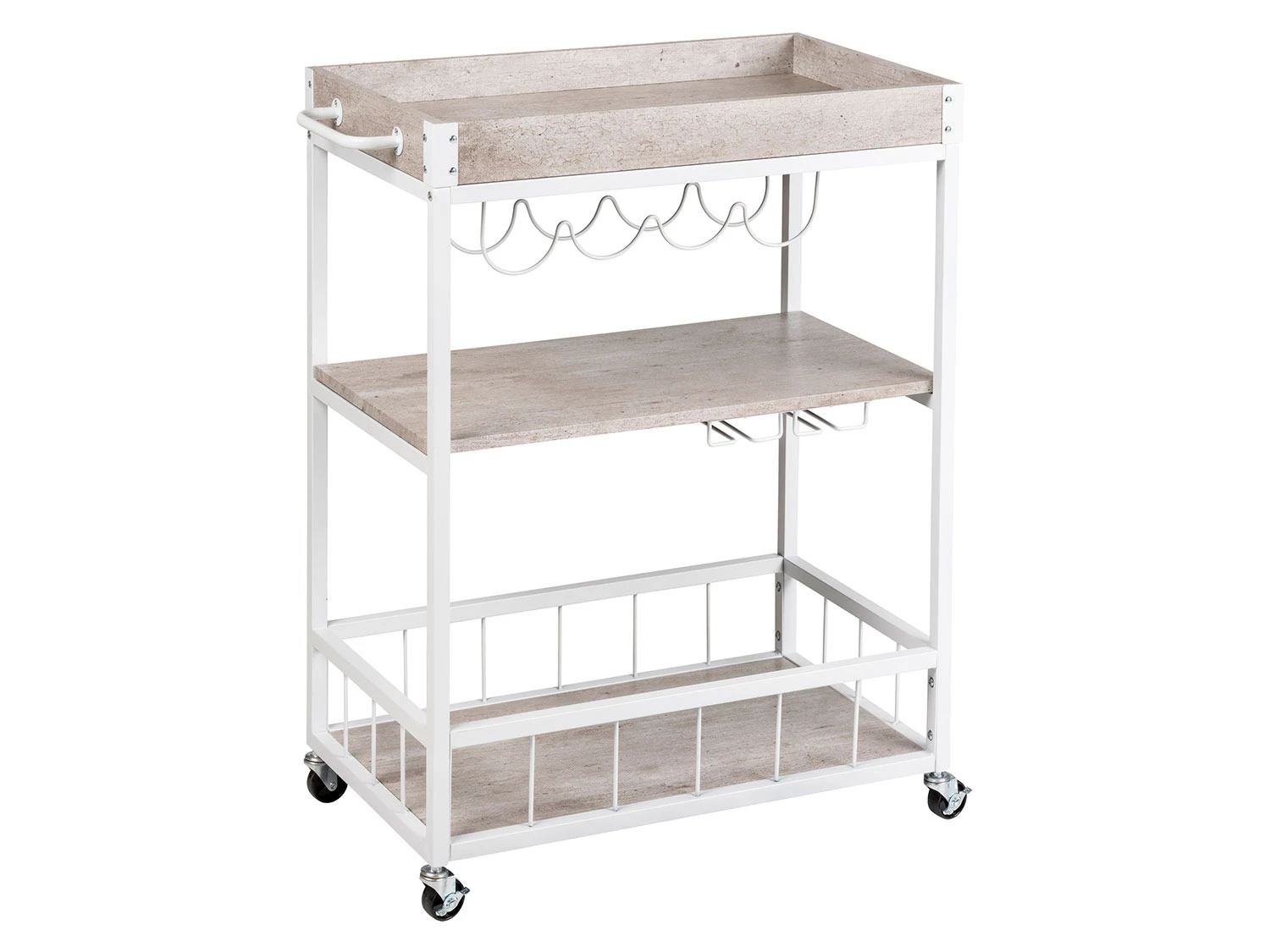 Wenko Küchenwagen Im Trendigen Walnussholz-Look 2 Wenko Küchenwagen Im Trendigen Walnussholz-Look – Bild 2