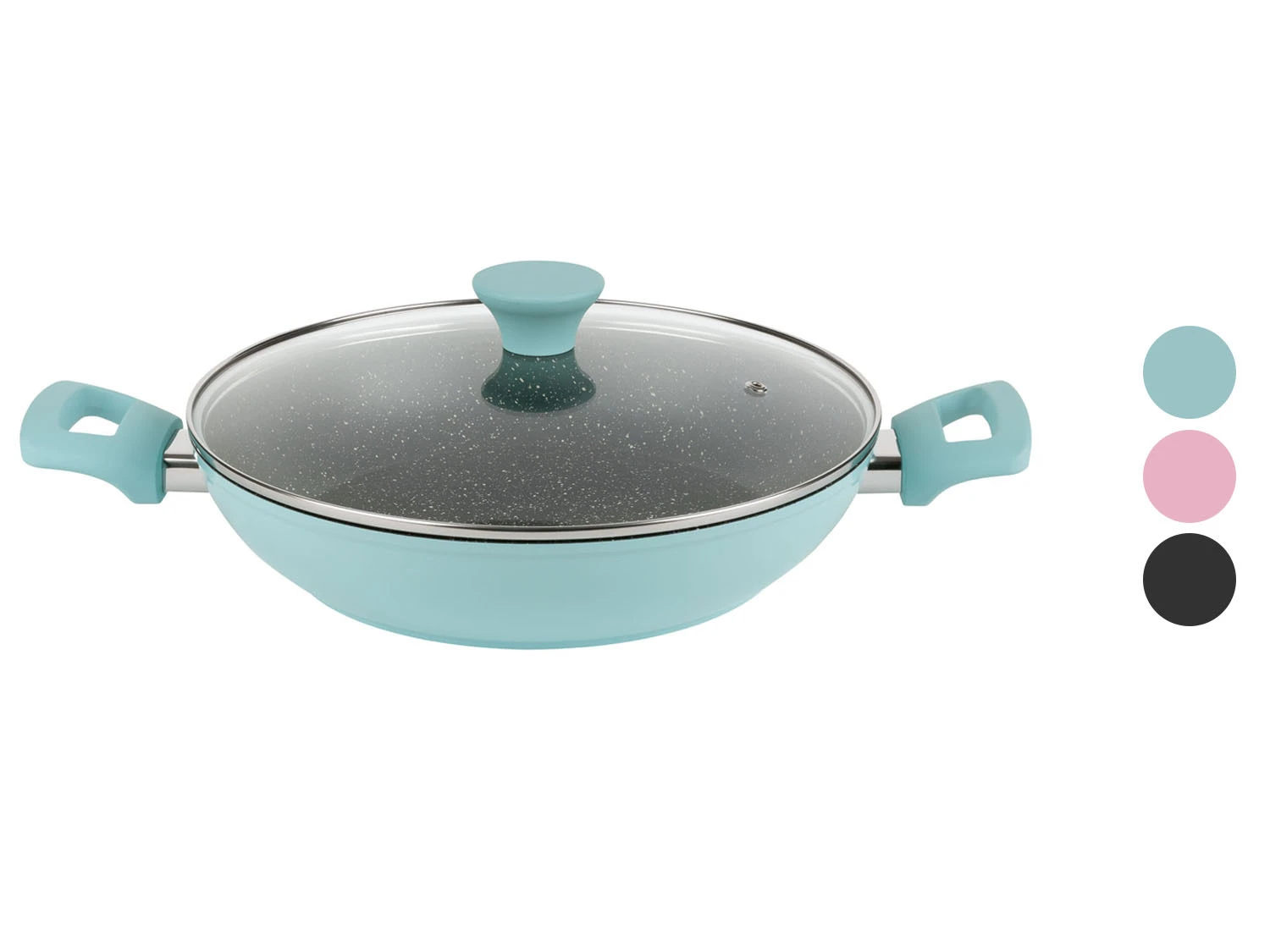 ERNESTO® Servierpfanne, 28 Cm, Aluminium, Mit Deckel 1 ERNESTO® Servierpfanne, 28 Cm, Aluminium, Mit Deckel