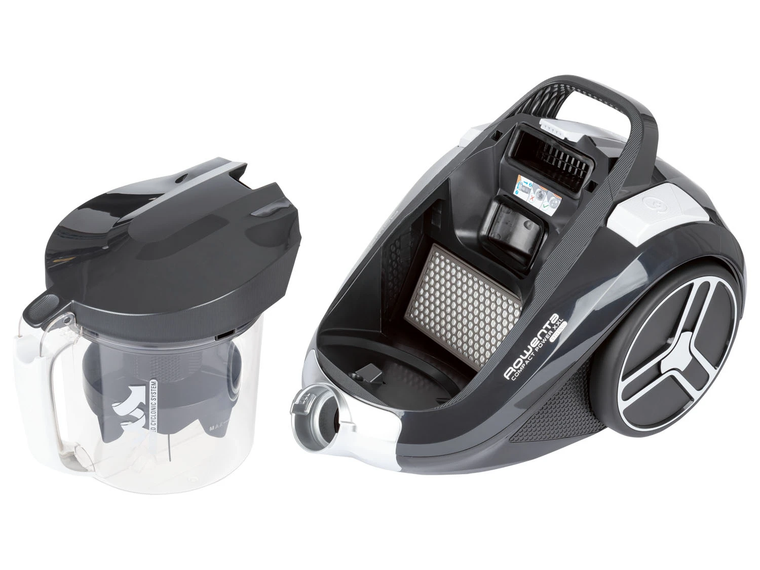 Rowenta Bodenstaubsauger »Compact Power XXL RO4826«, Beutellos 3 Rowenta Bodenstaubsauger »Compact Power XXL RO4826«, Beutellos – Bild 3