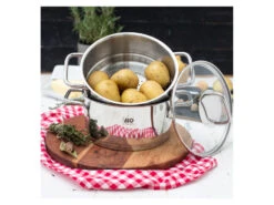 ELO Bio-Dünster »Citrin« Mit Glasdeckel, Ø 18 Cm