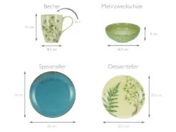 Creatable Nature Collection BOTANICA, Geschirrset, Kombiservice 16 Teilig -Kuchenwelt Verkauf gcp299c4f2bf46e430d91c6186cc82d9f29