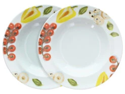 Tognana Pasta/Pizza Teller, 2er Set, Porzellan -Kuchenwelt Verkauf gcp2bc409facfd1462c85e5fad2e1e3f9ed