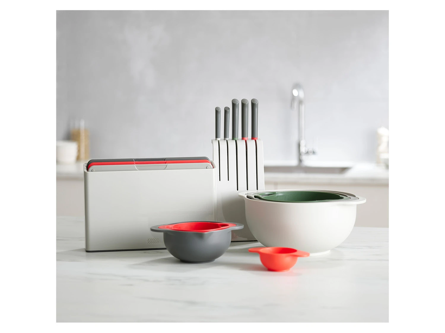 Joseph Joseph Duo Schneidebretter-Set 3-teilig - Grau 7 Joseph Joseph Duo Schneidebretter-Set 3-teilig - Grau – Bild 7