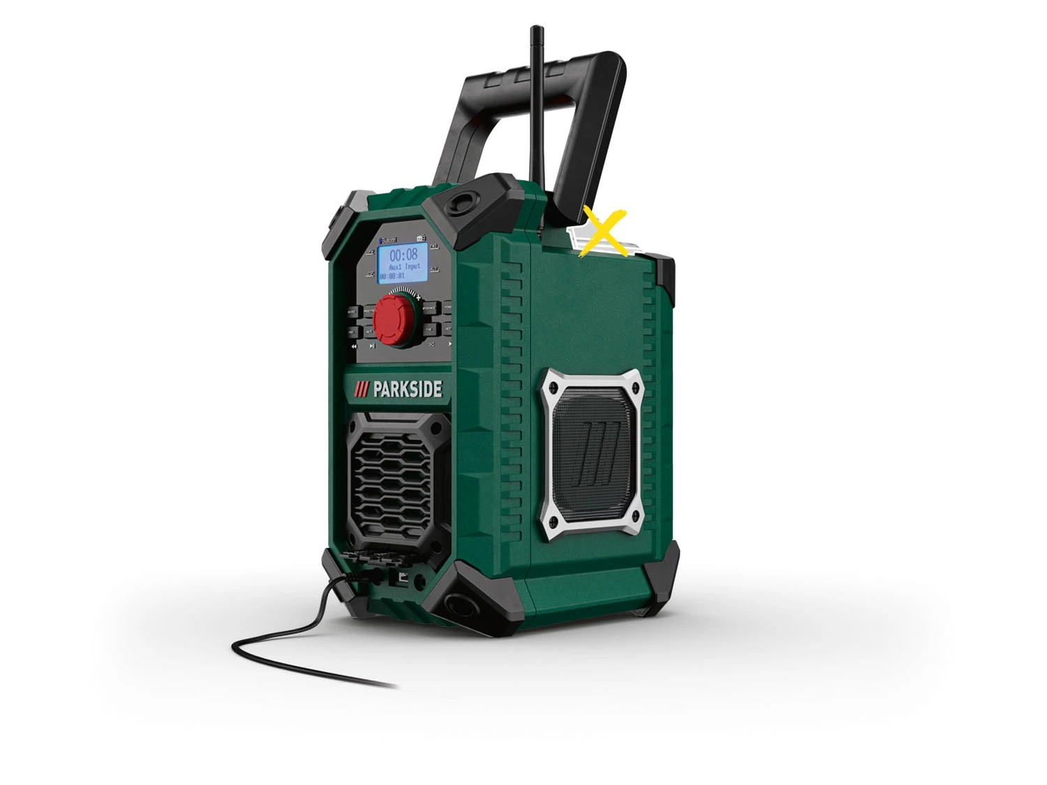 PARKSIDE® Akku-Baustellenradio »PBRA 20-Li B2« 20 V / 12 V Oder Netzbetrieb, Ohne Akku Und Ladegerät 4 PARKSIDE® Akku-Baustellenradio »PBRA 20-Li B2« 20 V / 12 V Oder Netzbetrieb, Ohne Akku Und Ladegerät – Bild 4