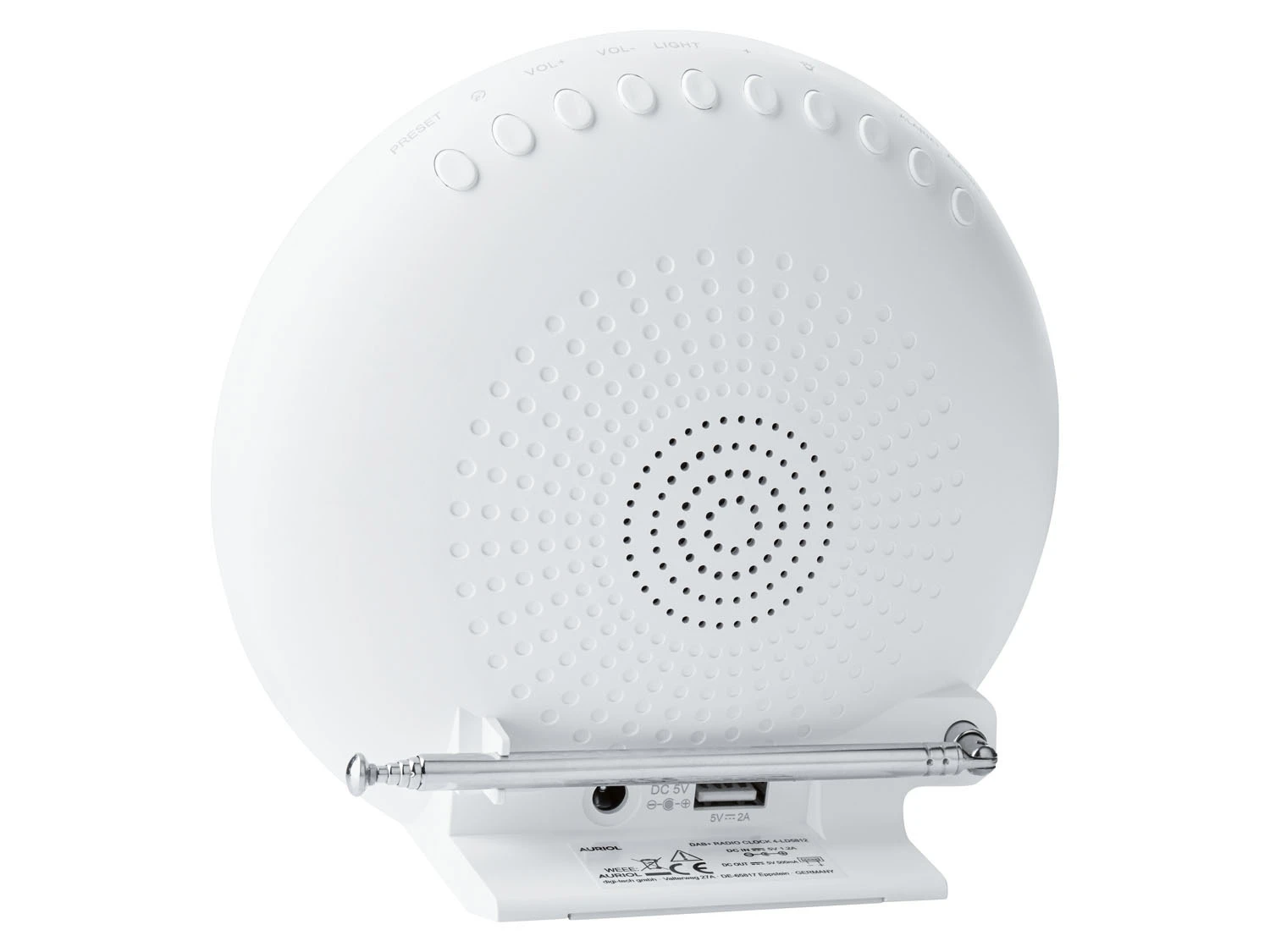 AURIOL® Lichtwecker Mit DAB+ Radio, 8 Farben 2 AURIOL® Lichtwecker Mit DAB+ Radio, 8 Farben – Bild 2