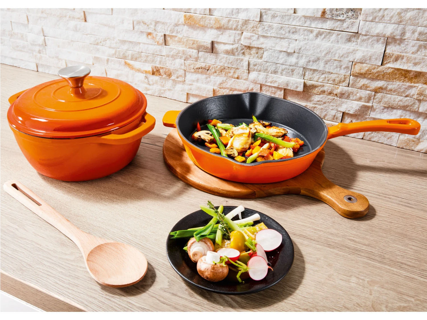 ERNESTO® Gusseisen-Pfanne, Für Alle Herdarten, Ø 25 Cm 2 ERNESTO® Gusseisen-Pfanne, Für Alle Herdarten, Ø 25 Cm – Bild 2