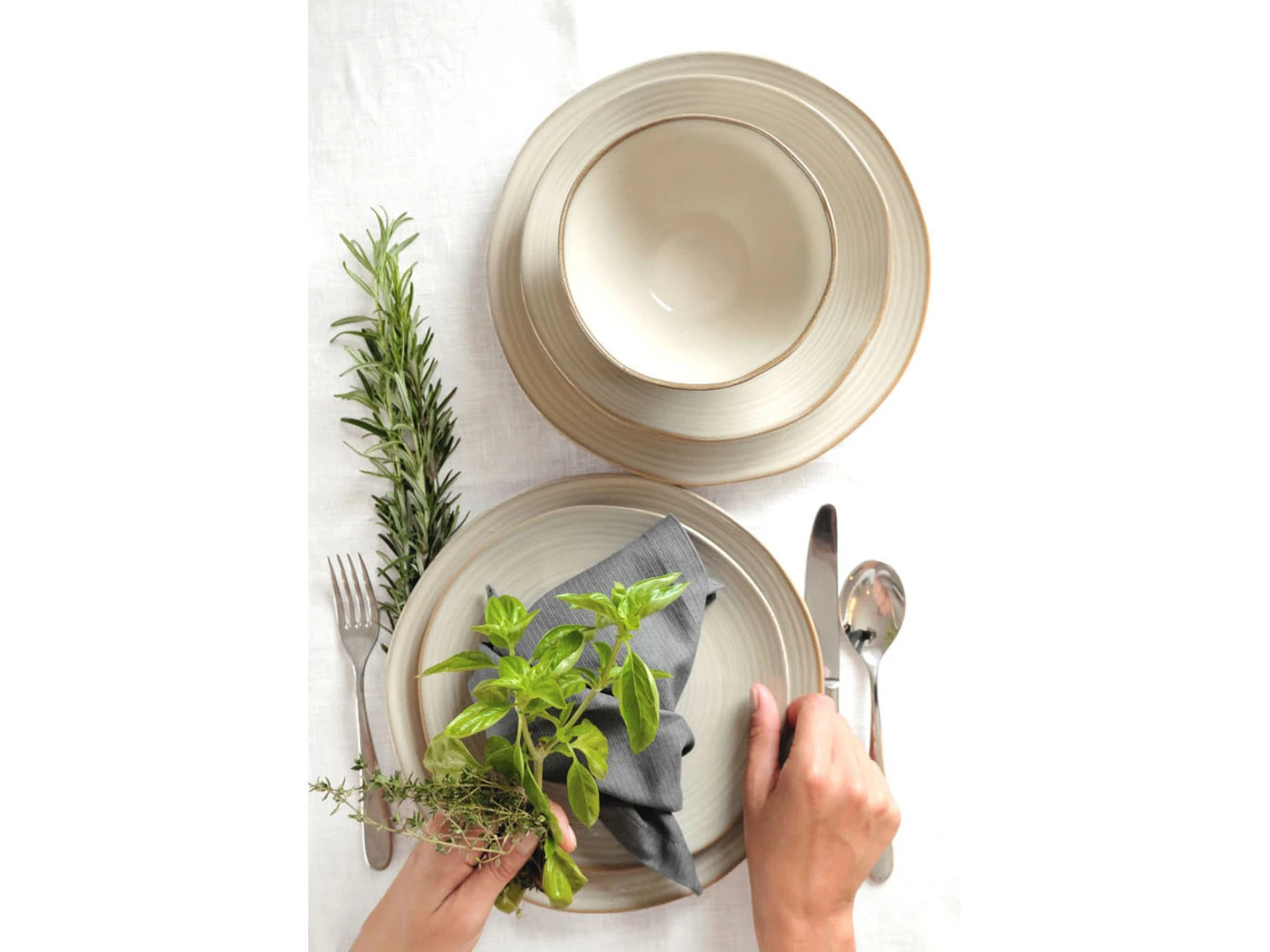 MÄSER Frühstücks-Set-Serie »Nottingham«, 12-teilig, Beige 2 MÄSER Frühstücks-Set-Serie »Nottingham«, 12-teilig, Beige – Bild 2