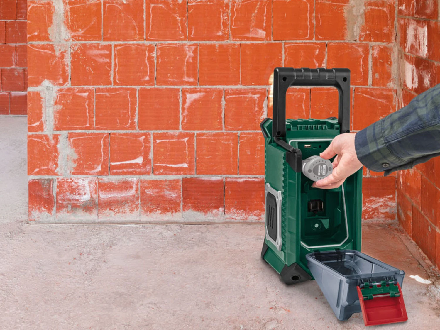 PARKSIDE® Akku-Baustellenradio »PBRA 20-Li B2« 20 V / 12 V Oder Netzbetrieb, Ohne Akku Und Ladegerät 10 PARKSIDE® Akku-Baustellenradio »PBRA 20-Li B2« 20 V / 12 V Oder Netzbetrieb, Ohne Akku Und Ladegerät – Bild 10