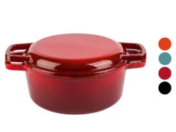 ERNESTO® Gusseisen-Kombitopf, Ø 22 Cm