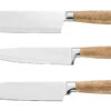 ERNESTO® Kochmesser / Santoku-Messer / Hackmesser Set