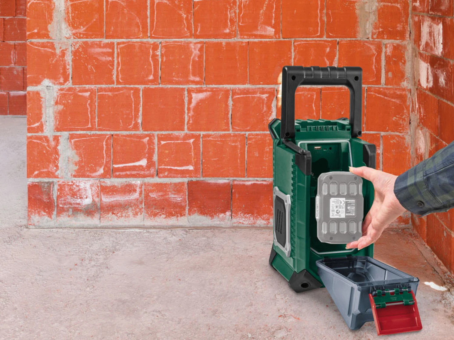 PARKSIDE® Akku-Baustellenradio »PBRA 20-Li B2« 20 V / 12 V Oder Netzbetrieb, Ohne Akku Und Ladegerät 9 PARKSIDE® Akku-Baustellenradio »PBRA 20-Li B2« 20 V / 12 V Oder Netzbetrieb, Ohne Akku Und Ladegerät – Bild 9