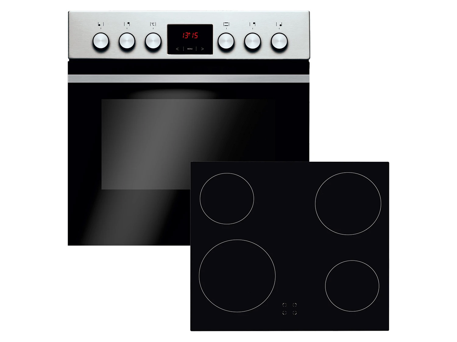 Amica Einbauherdset »EHC 933 009 E«, Glaskeramikkochfeld, 60 Cm 1 Amica Einbauherdset »EHC 933 009 E«, Glaskeramikkochfeld, 60 Cm