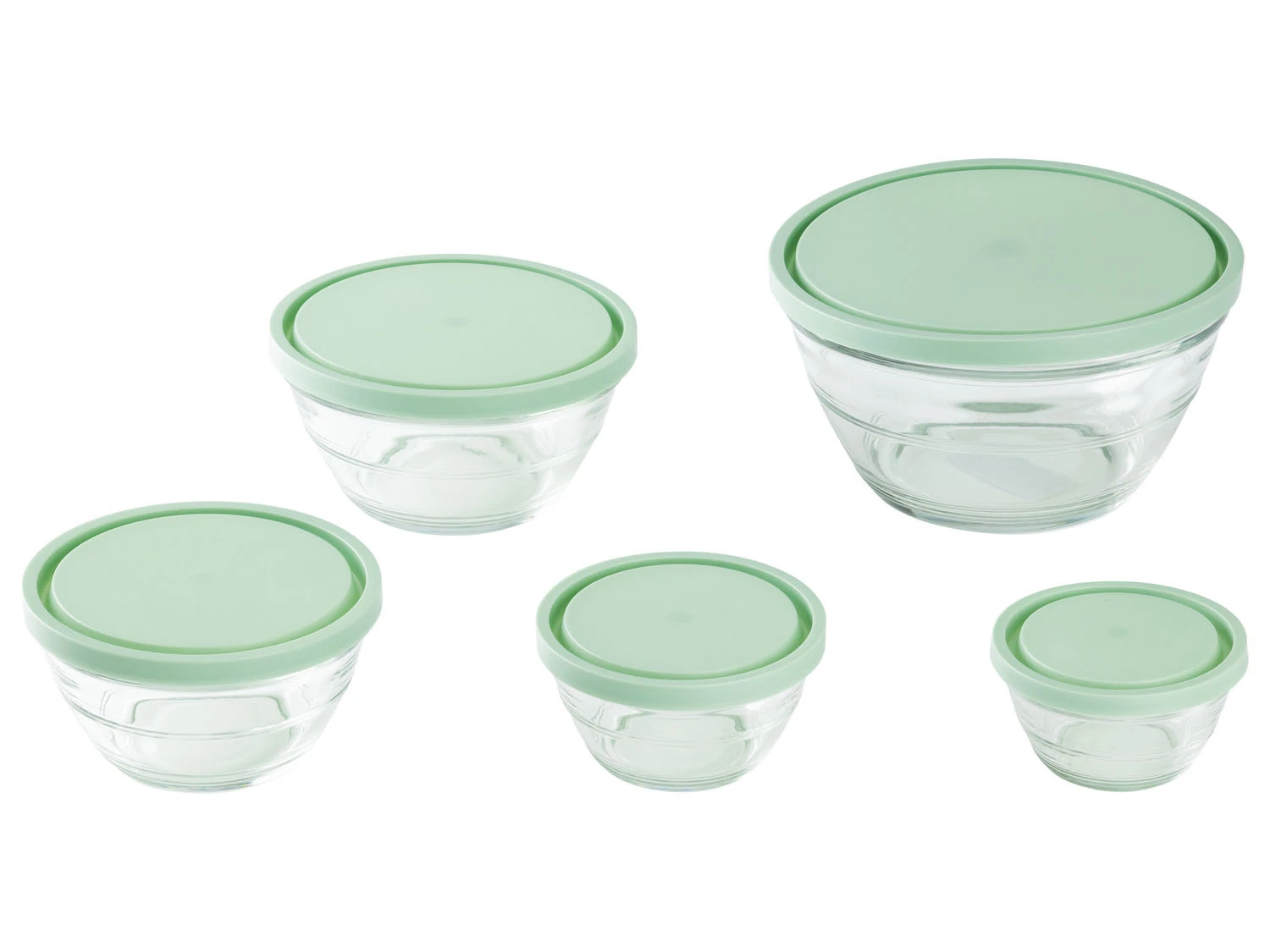 ERNESTO® Glasschüsselset, 5-teilig 2 ERNESTO® Glasschüsselset, 5-teilig – Bild 2