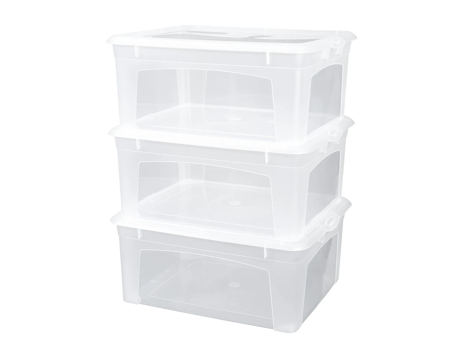 LIVARNO Home Aufbewahrungsboxen-Set, Mit Deckel 1 LIVARNO Home Aufbewahrungsboxen-Set, Mit Deckel