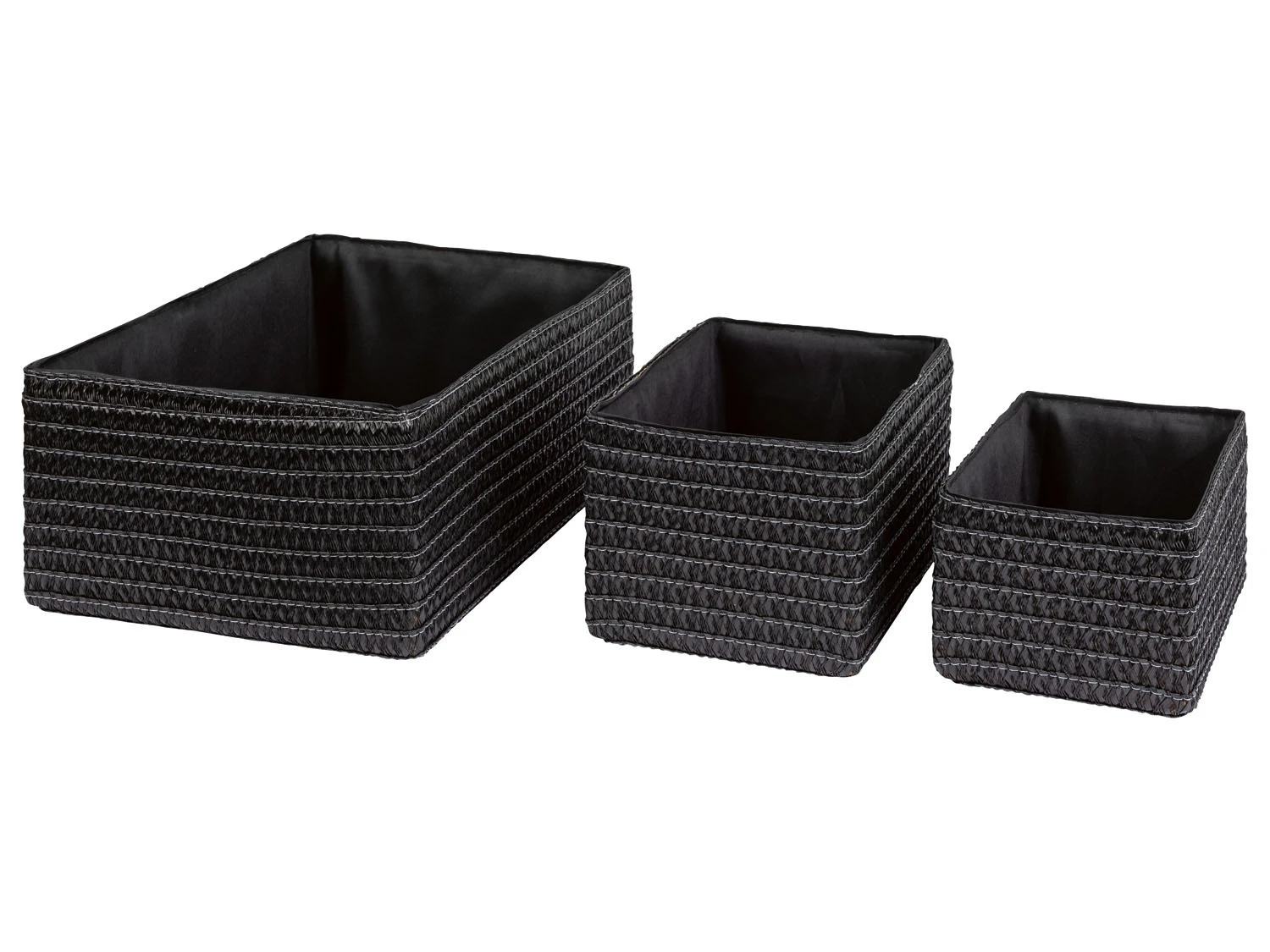 LIVARNO Home Aufbewahrungskorb-Set, 3 Stück 1 LIVARNO Home Aufbewahrungskorb-Set, 3 Stück