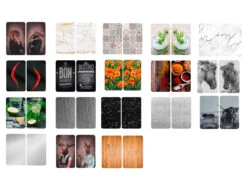 Wenko Herdabdeckplatte »Universal«, 2-teilig, Für Alle Herdarten, Aus Gehärtetem Glas